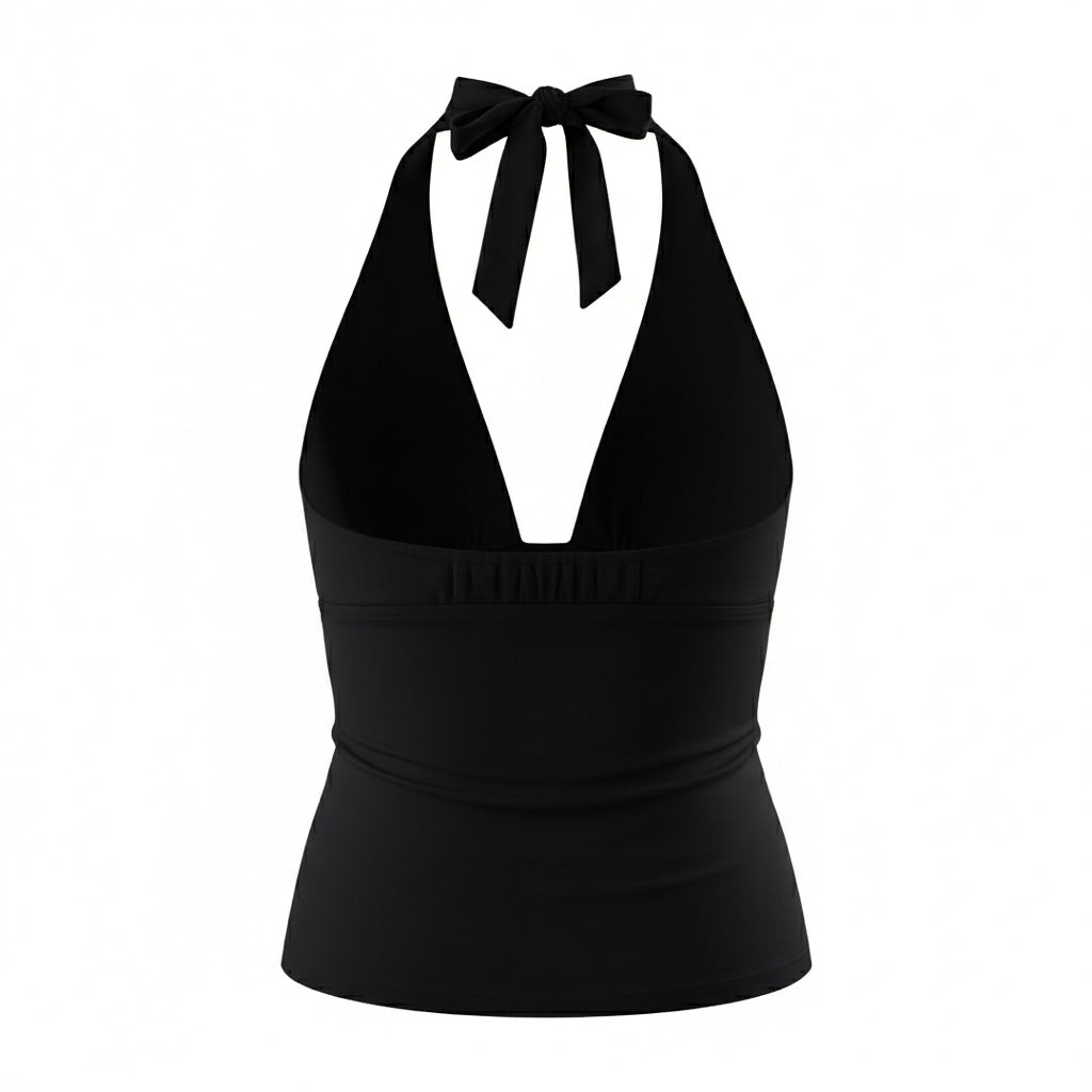 Black Tie Halter