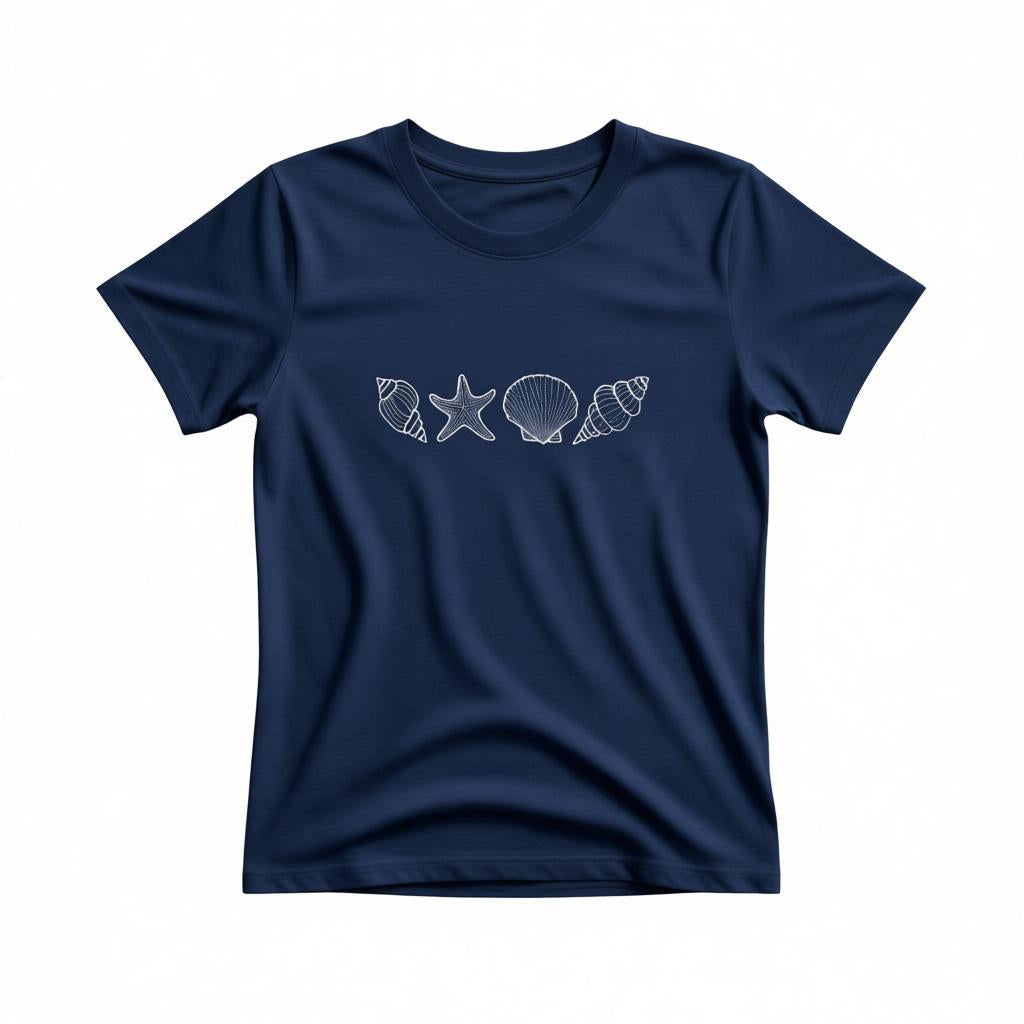 Navy Shell Tee