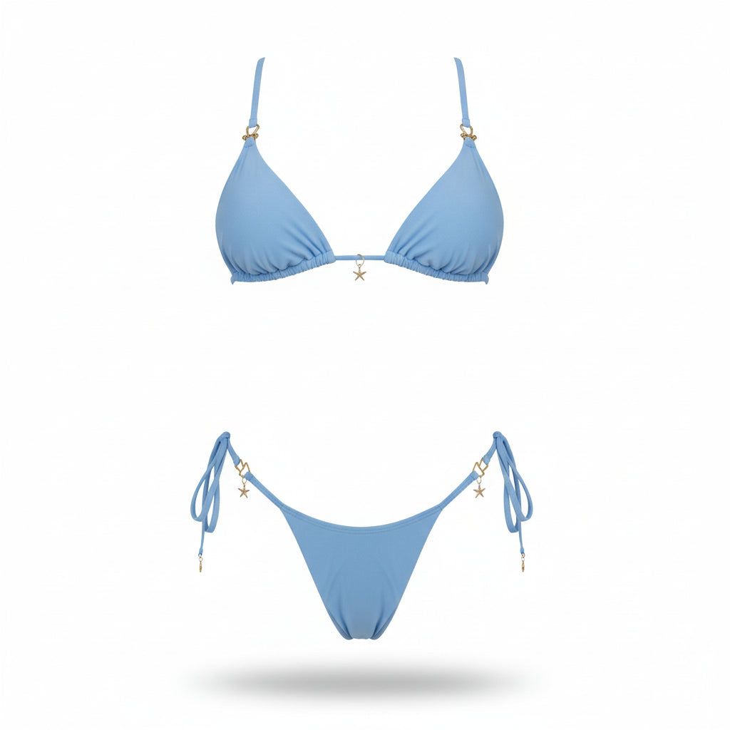 Baby Blue Bikini Set