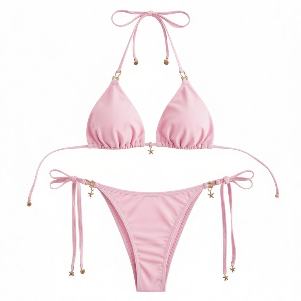 Baby Pink Bikini Set