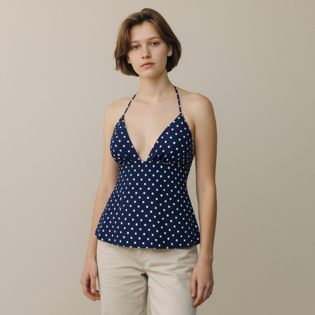 Navy Annie Halter
